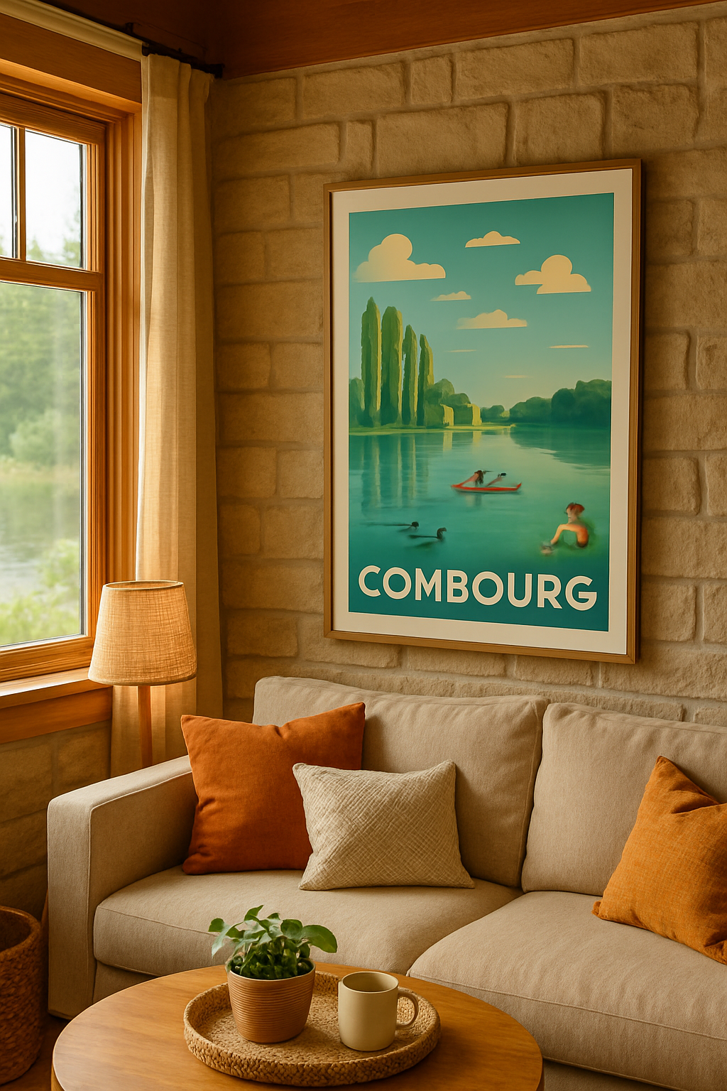 Mise en situation Affiche de Combourg - Sérénité au fil de l'eau