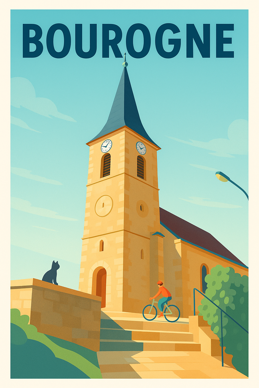 Affiche de Bourogne - Charme et sérénité au cœur de la ville