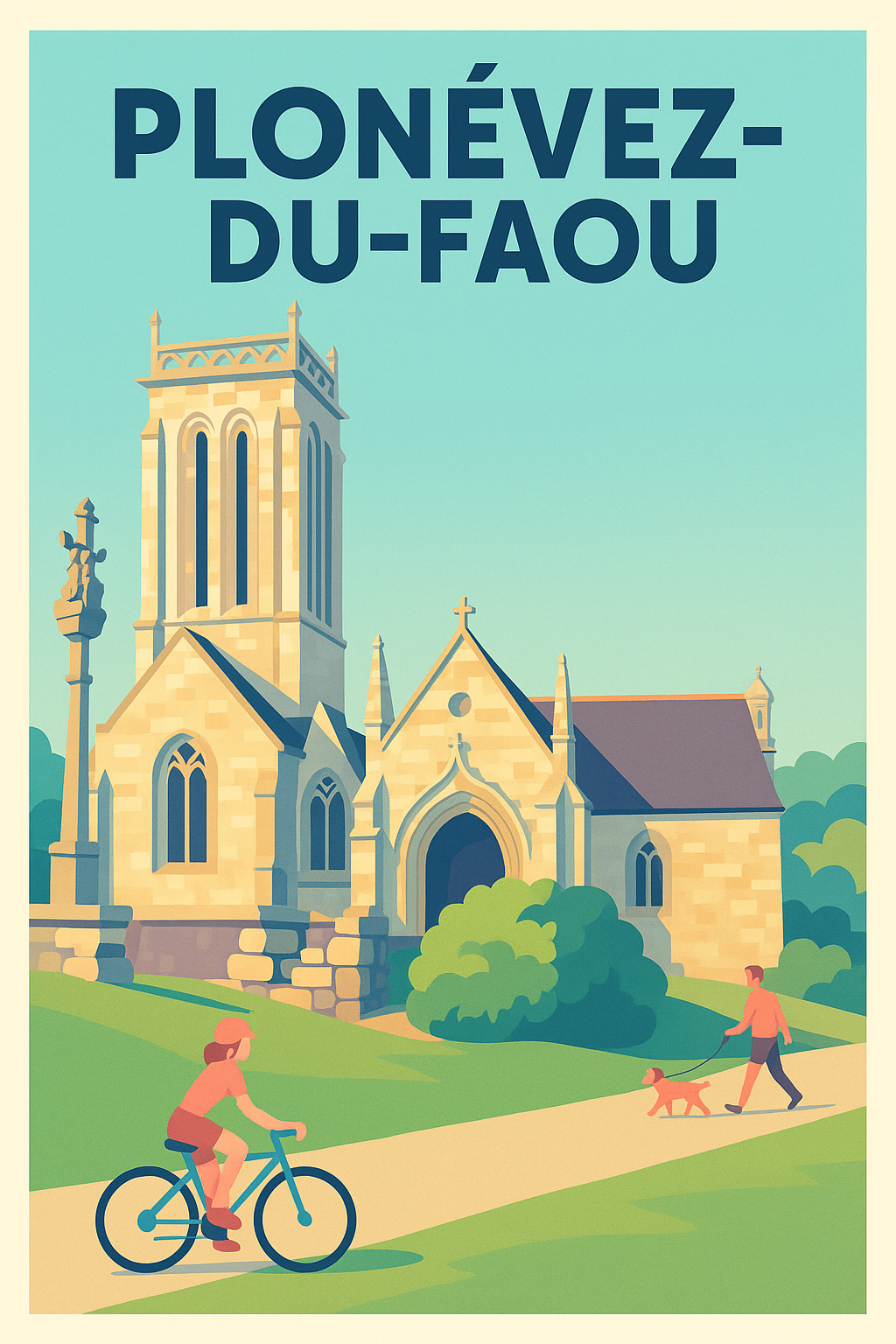 Affiche de Plonévez-du-Faou - Charme et sérénité bretonne
