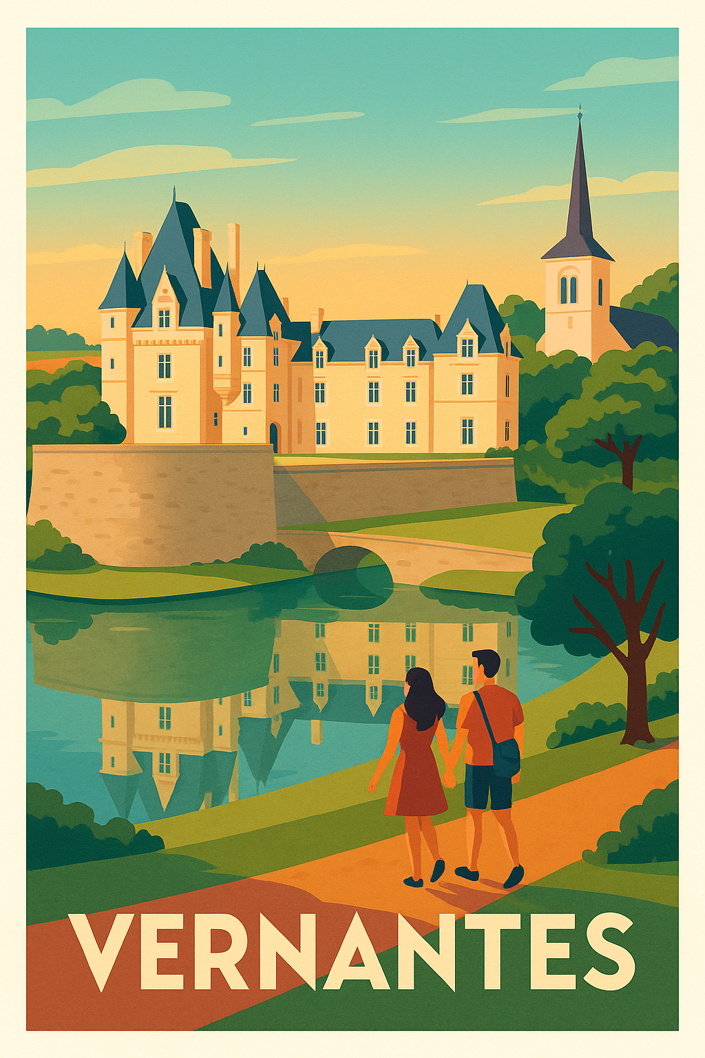Vernantes - Romance au bord du château