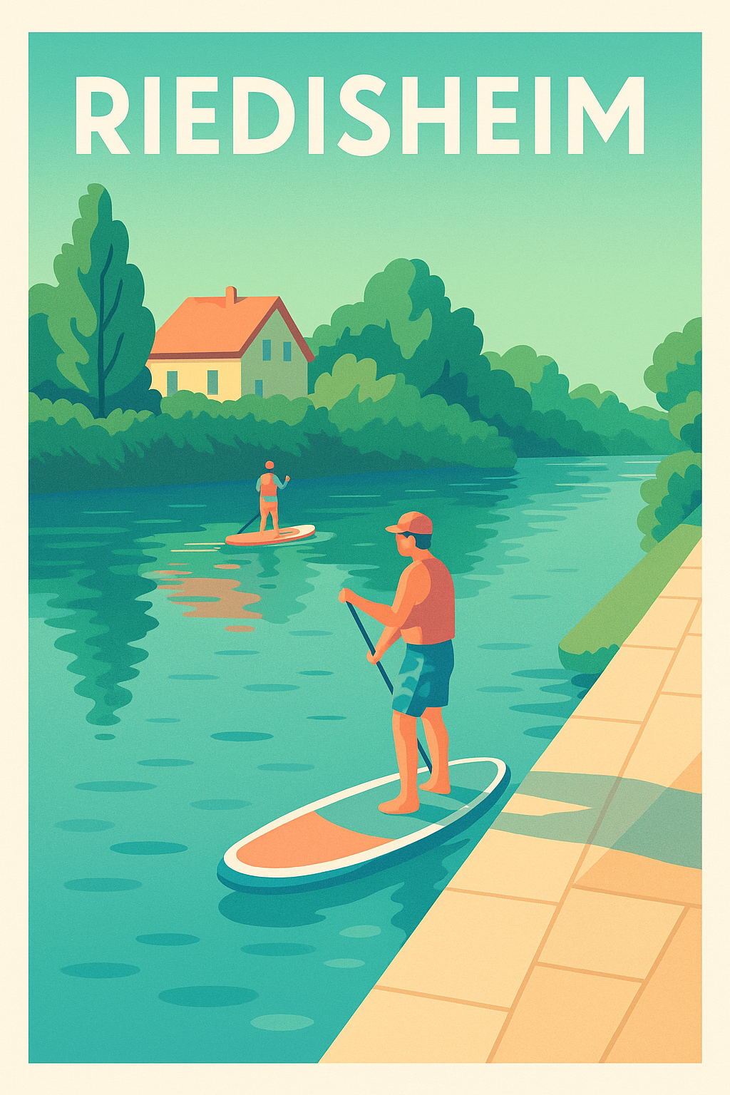Affiche de Riedisheim - Évasion et nature au fil de l’eau