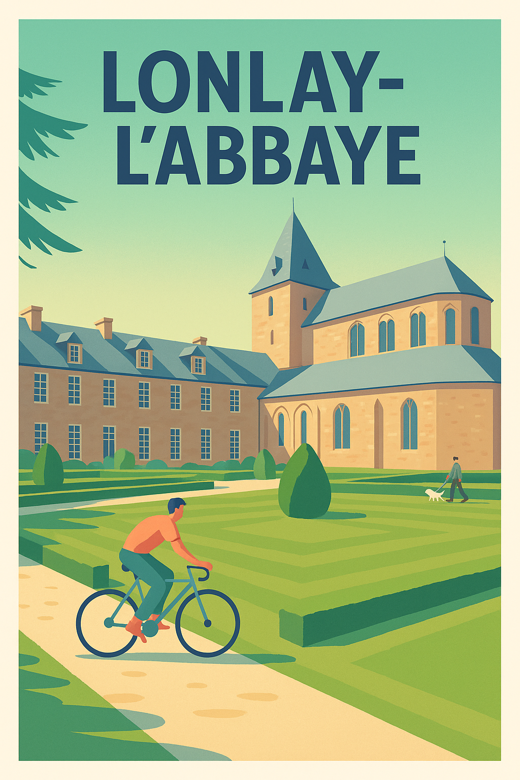 Affiche de Lonlay-l'Abbaye - Tranquillité et patrimoine en pleine nature