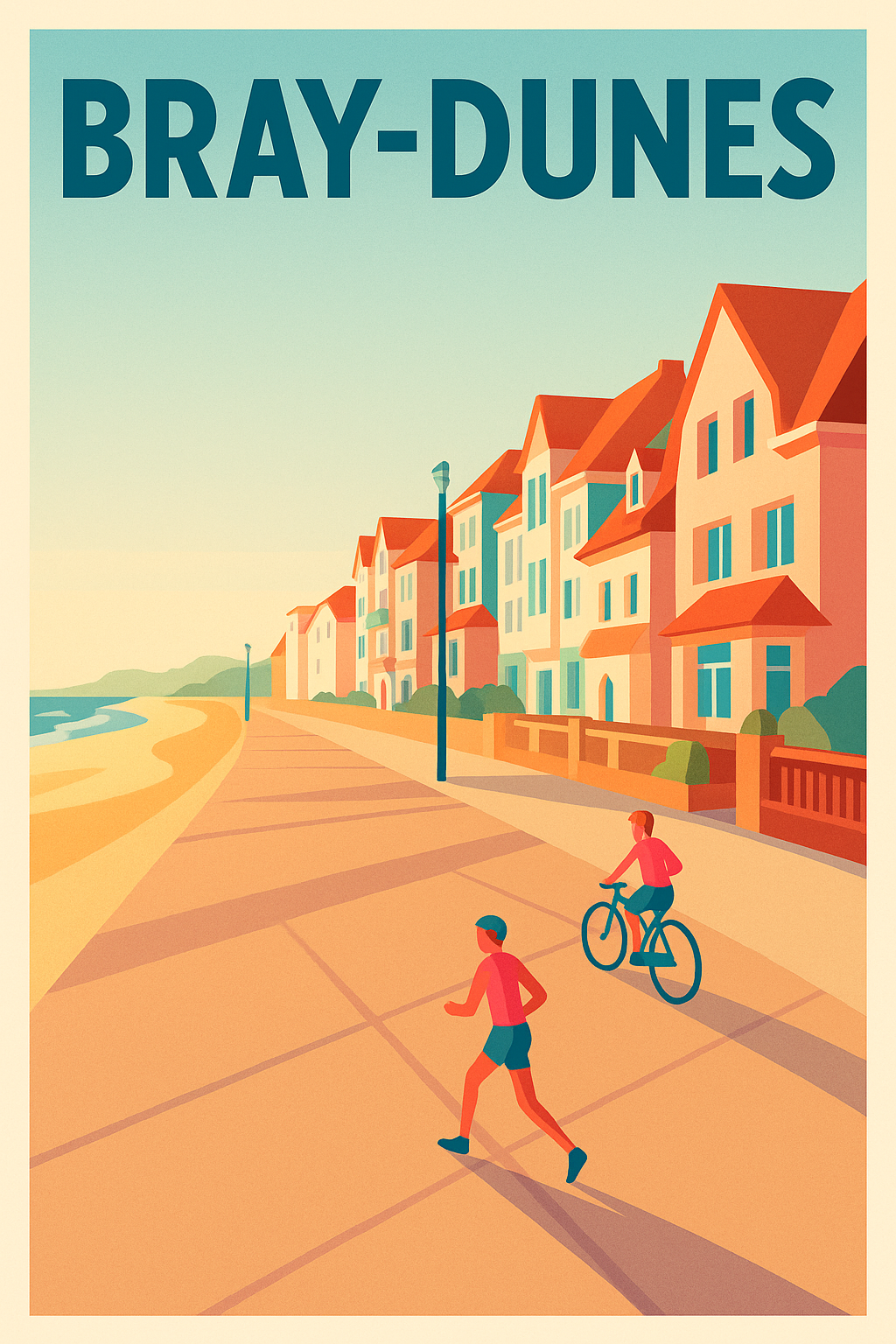 Affiche de Bray-Dunes - Échappée en bord de mer