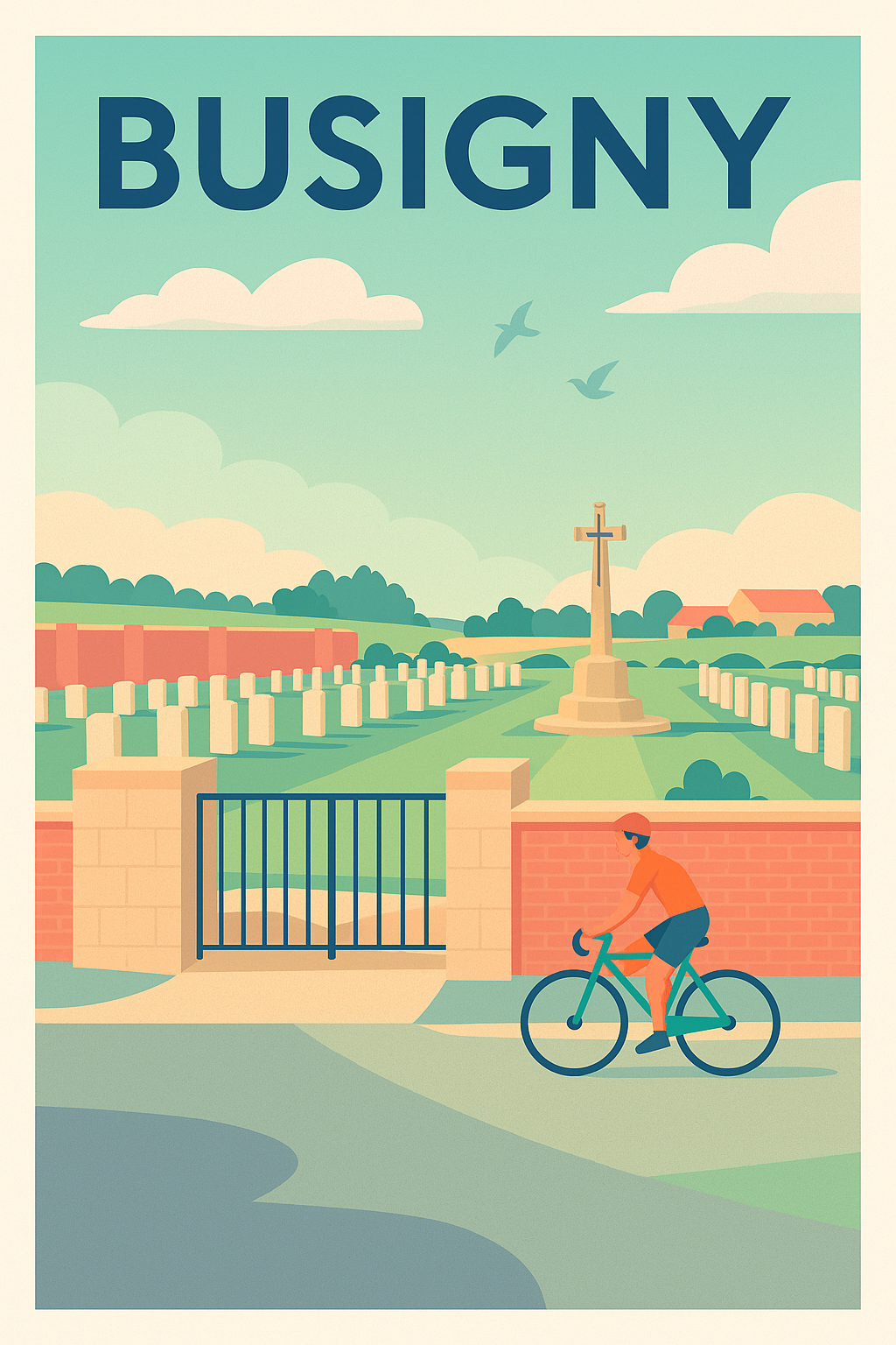 Affiche de Busigny - Un doux hommage entre nature et mémoire