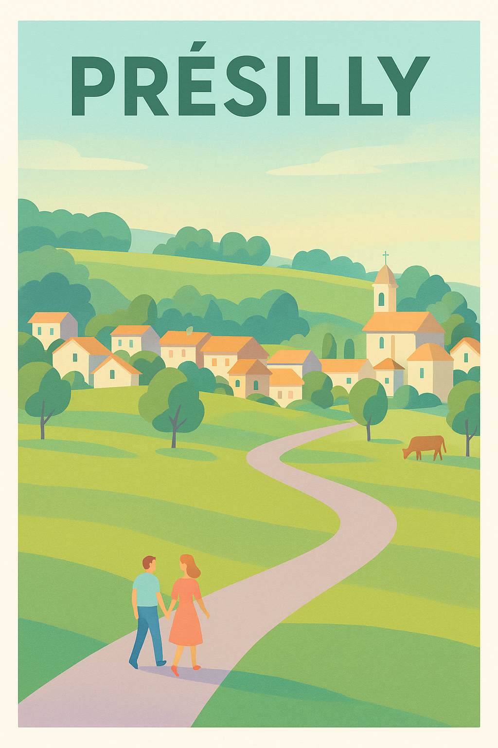 Affiche de Présilly - Douceur et balade champêtre