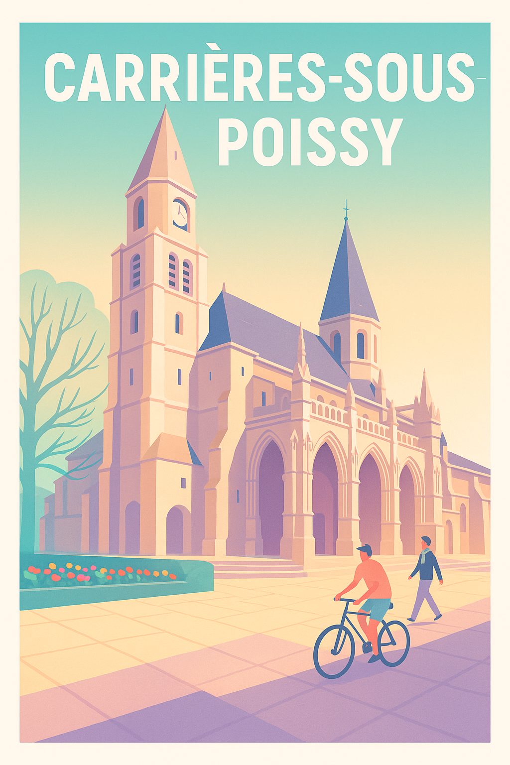Affiche de Carrières-sous-Poissy - Charme et sérénité à l'église centrale