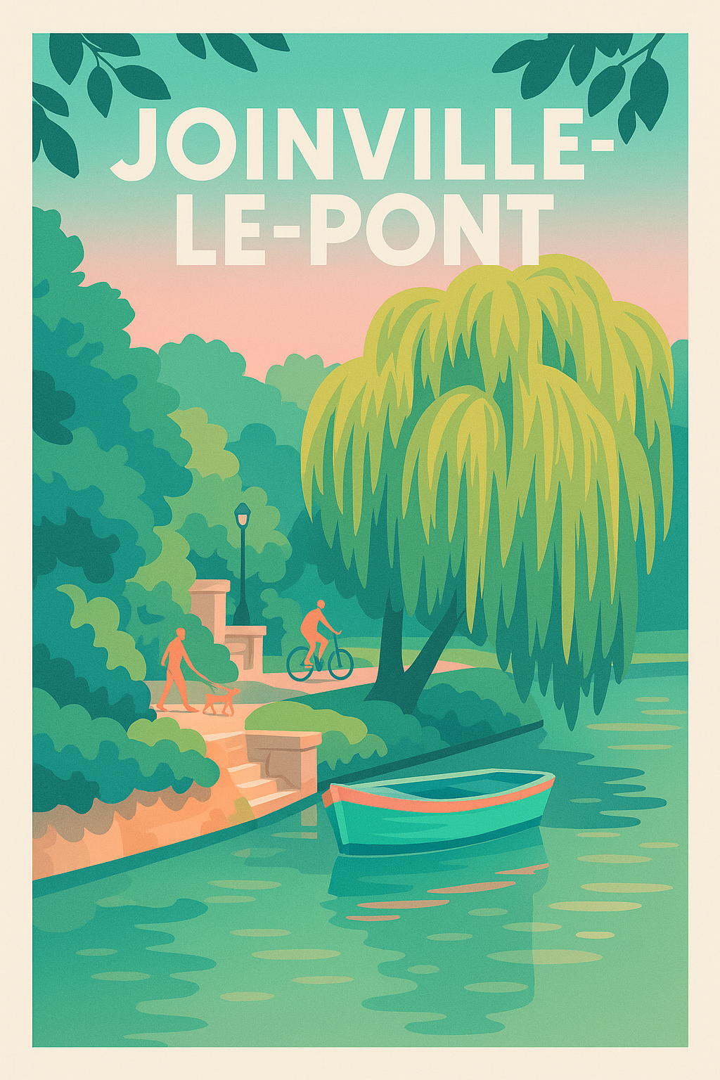 Affiche de Joinville-le-Pont - Sérénité au bord de l'eau