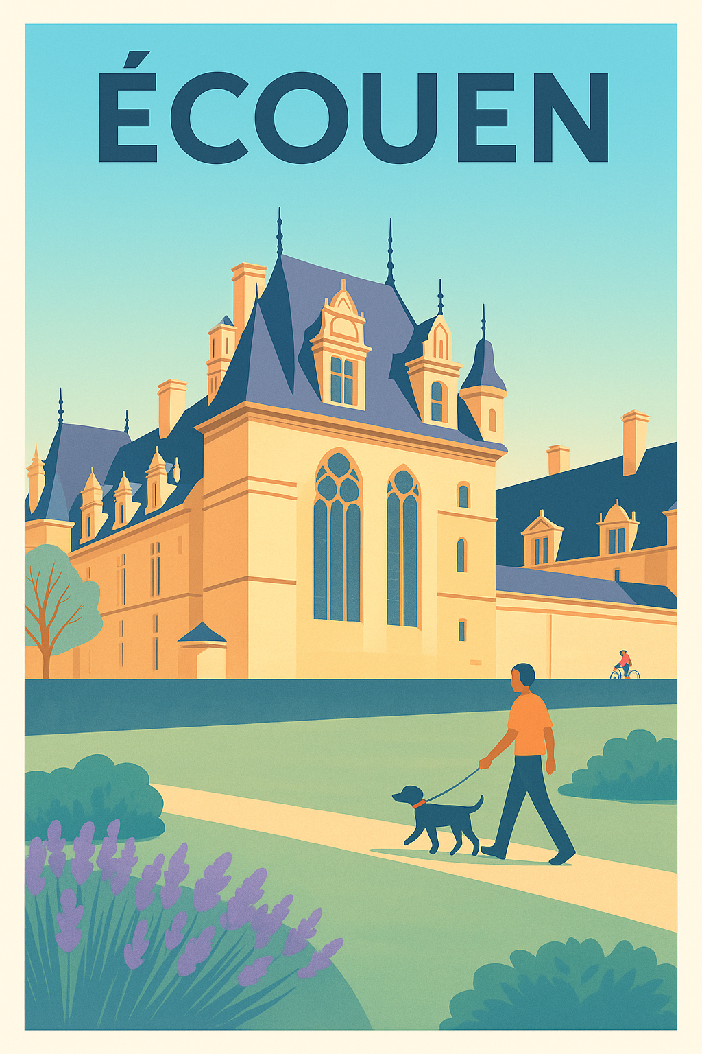 Affiche de Écouen - Sérénité et patrimoine en balade