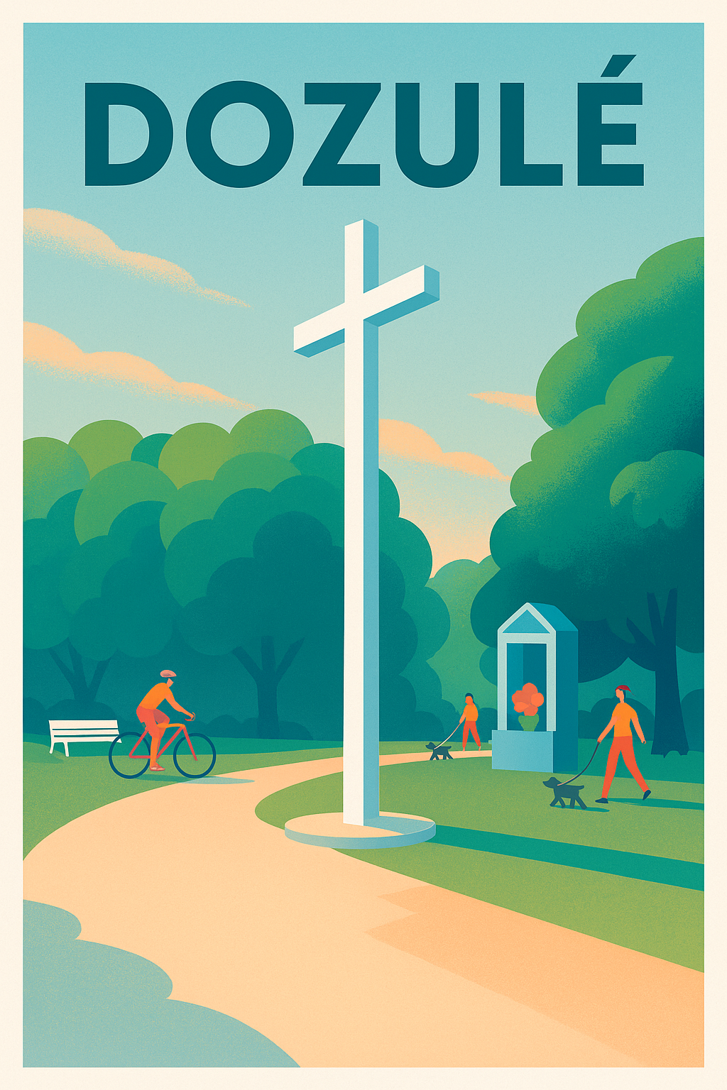 Affiche de Dozulé - Charme paisible et nature apaisante