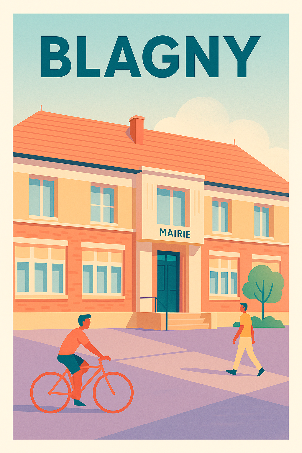 Affiche de Blagny - Charme simple et convivialité au cœur de la mairie