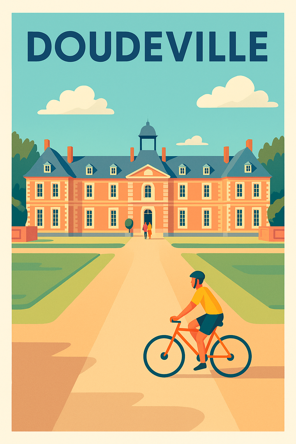 Affiche de Doudeville - Charme et sérénité à vélo