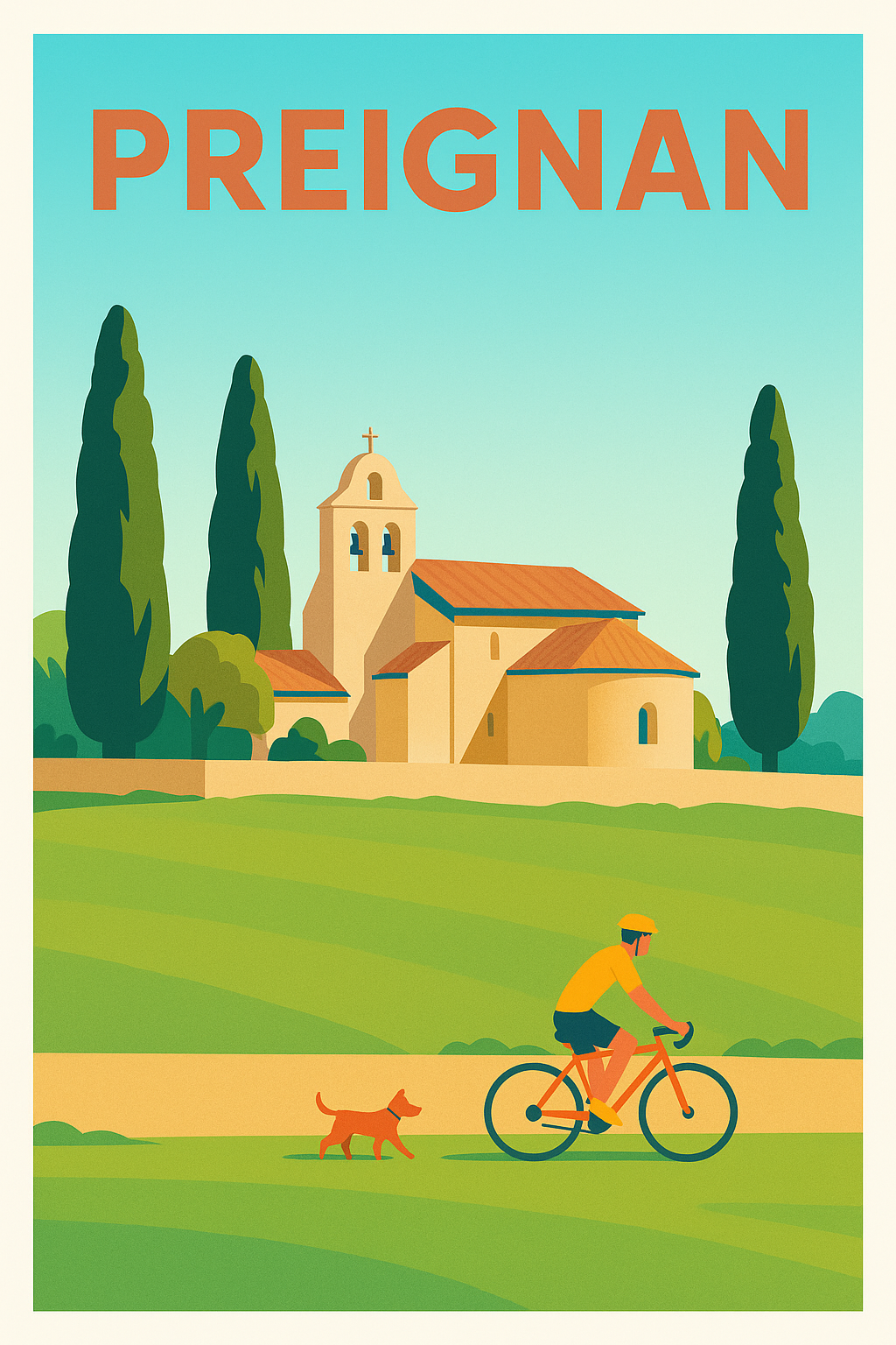 Affiche de Preignan - L'échappée verte au cœur du Gers