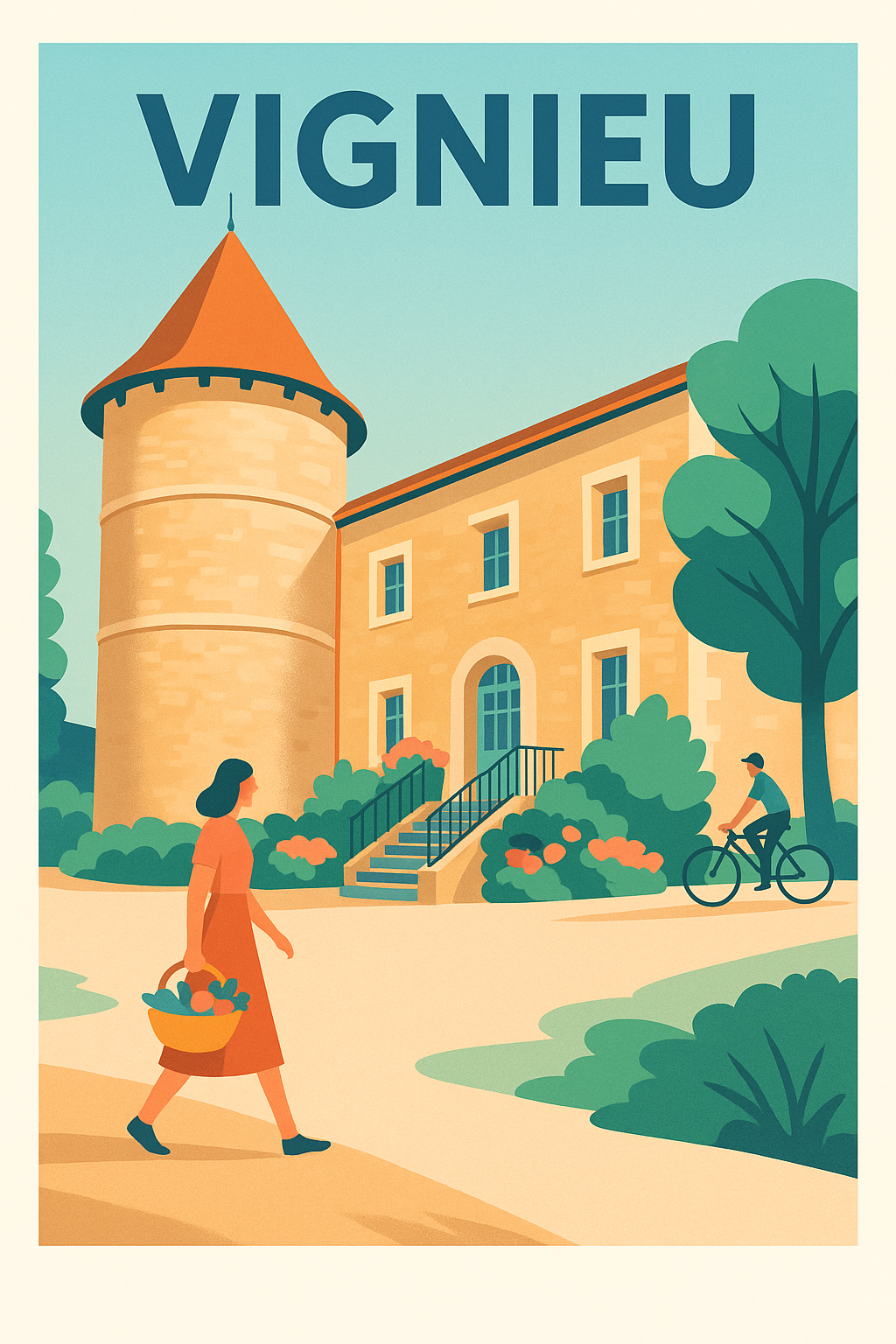 Affiche de Vignieu - Charme et douceur au cœur de la campagne