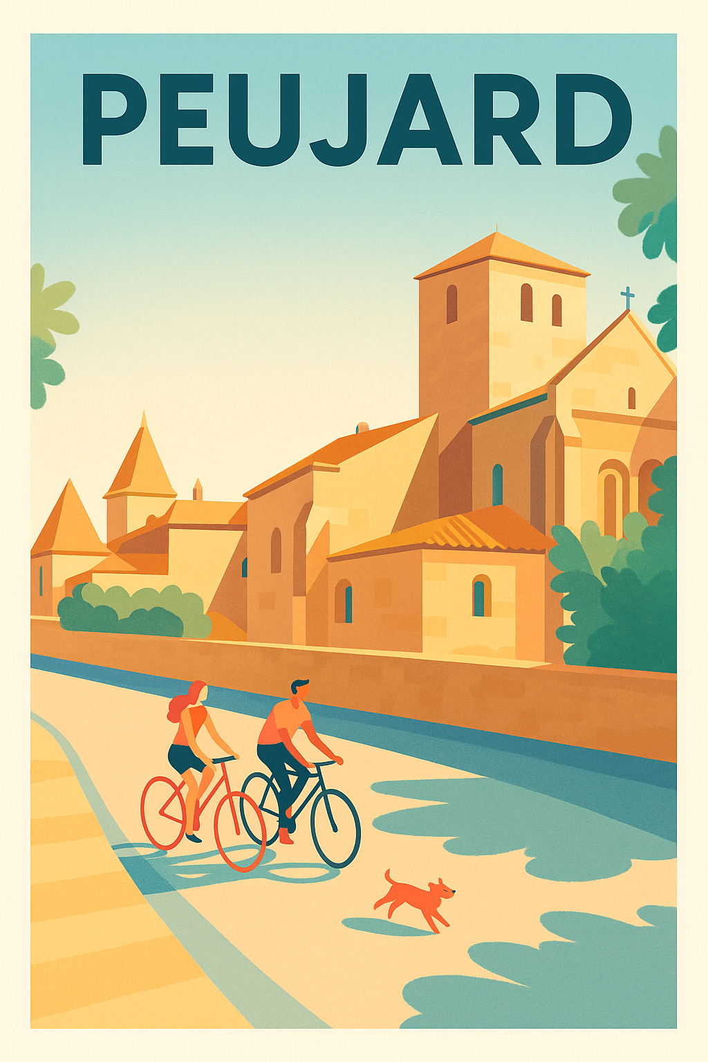 Affiche de Peujard - Balade tranquille dans un village charmant