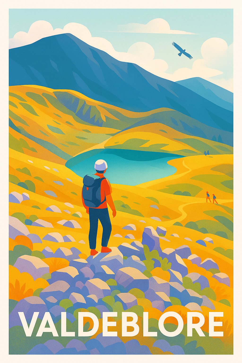 Affiche Valdeblore — Évasion Nature et Montagne · poster d'art de Valdeblore