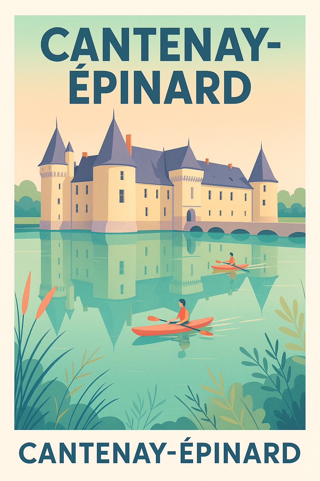 Affiche de Cantenay-Épinard - Charme paisible au fil de l'eau