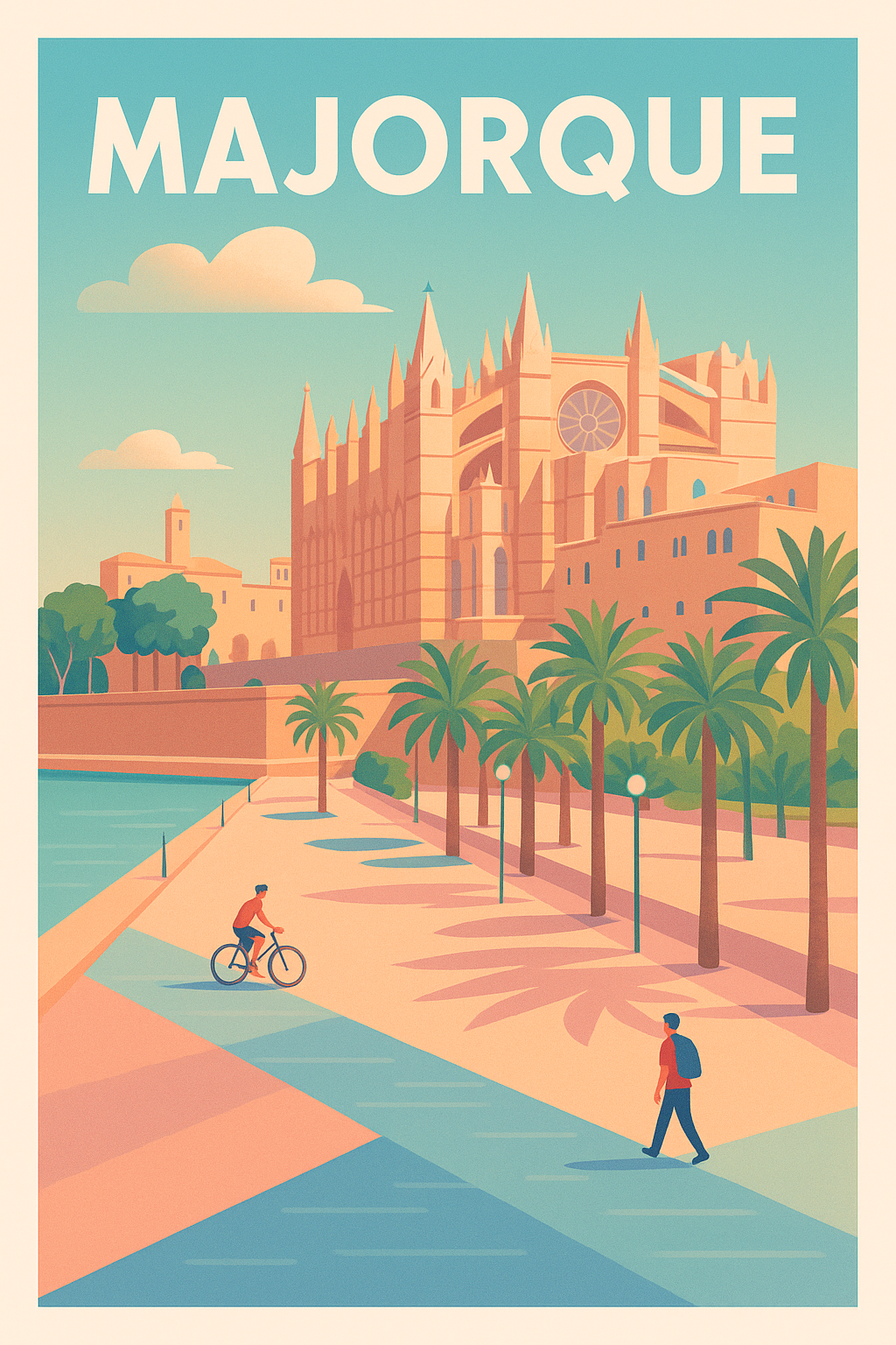 Affiche de Majorque - Évasion sous le soleil méditerranéen