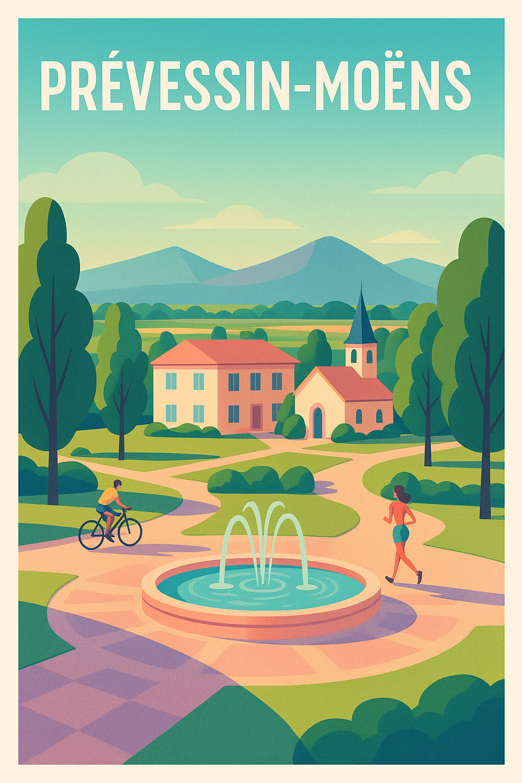 Affiche de Prévessin-Moëns - La douceur de la vie au cœur du village