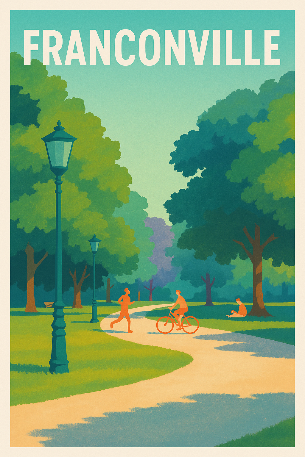 Affiche de Franconville - L'art de la balade en pleine nature