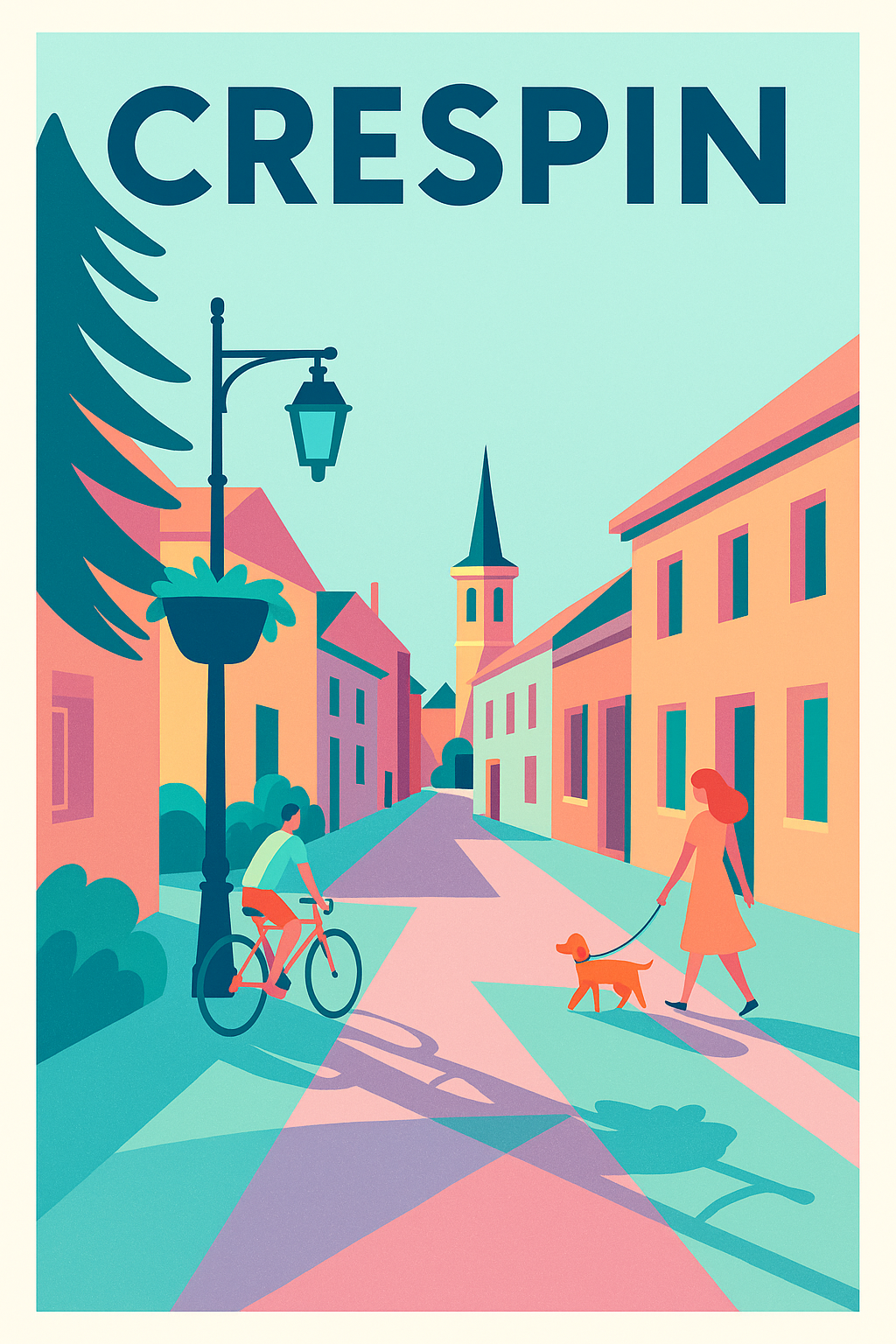 Affiche de Crespin - Promenade paisible au cœur du village