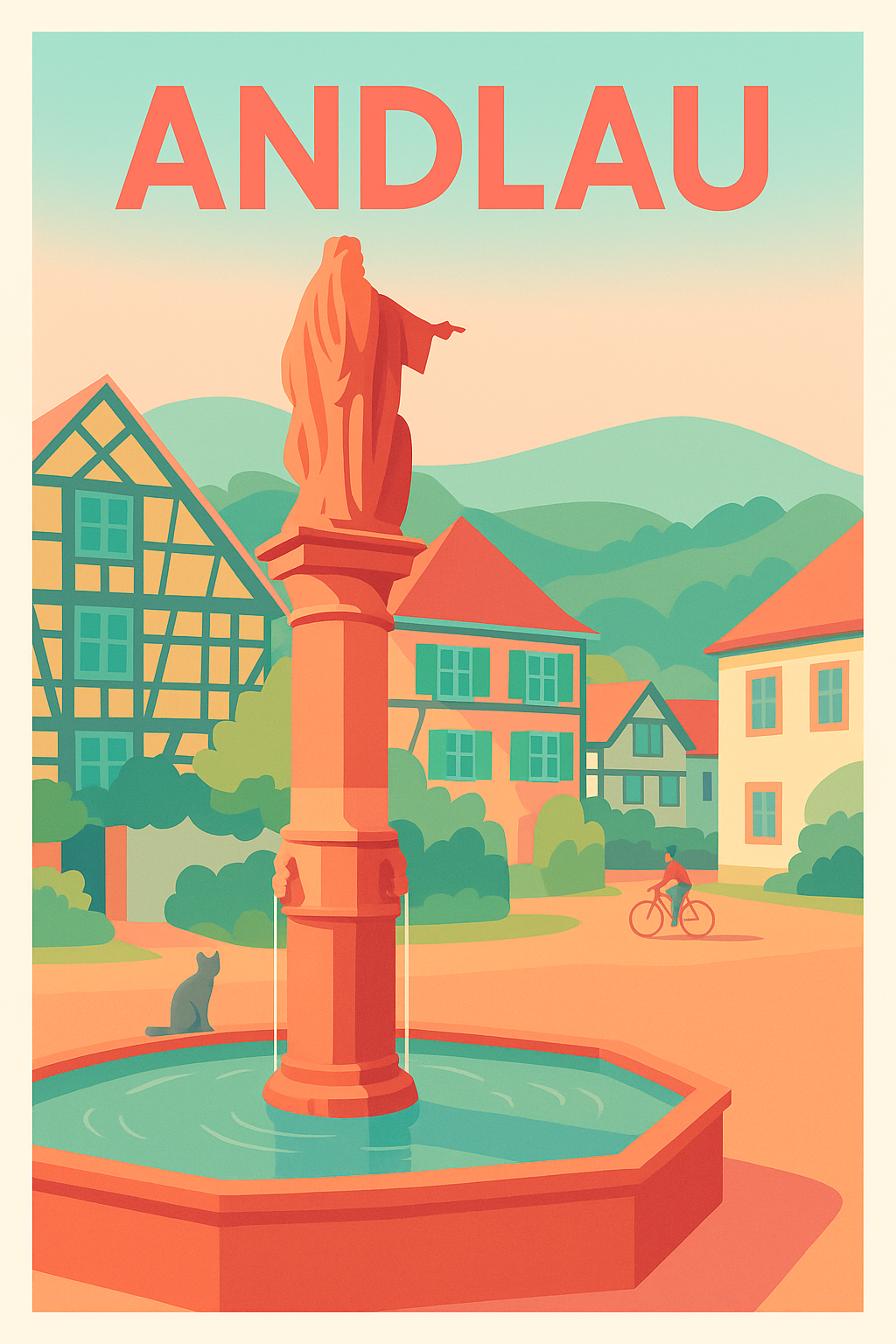 Affiche de Andlau - Charme et sérénité au cœur de l'Alsace