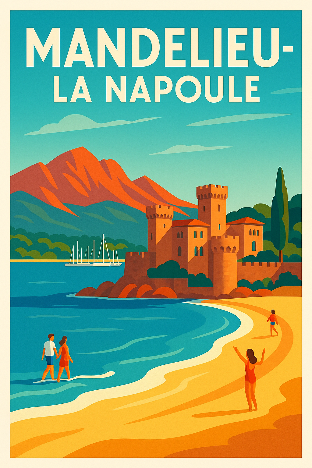 Mandelieu-La Napoule - Entre plages dorées et château envoûtant
