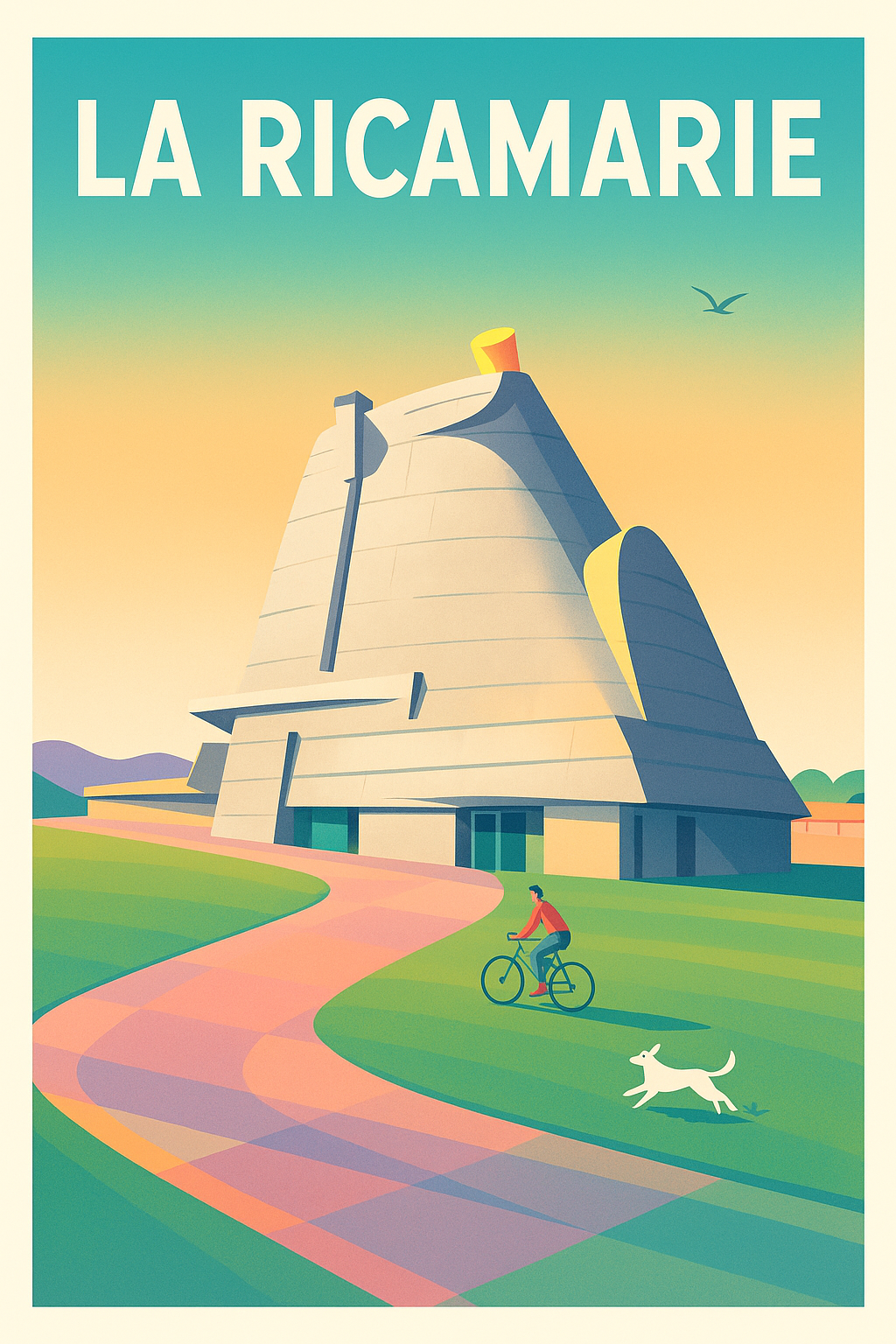 Affiche de La Ricamarie - L'architecture contemporaine en lumière