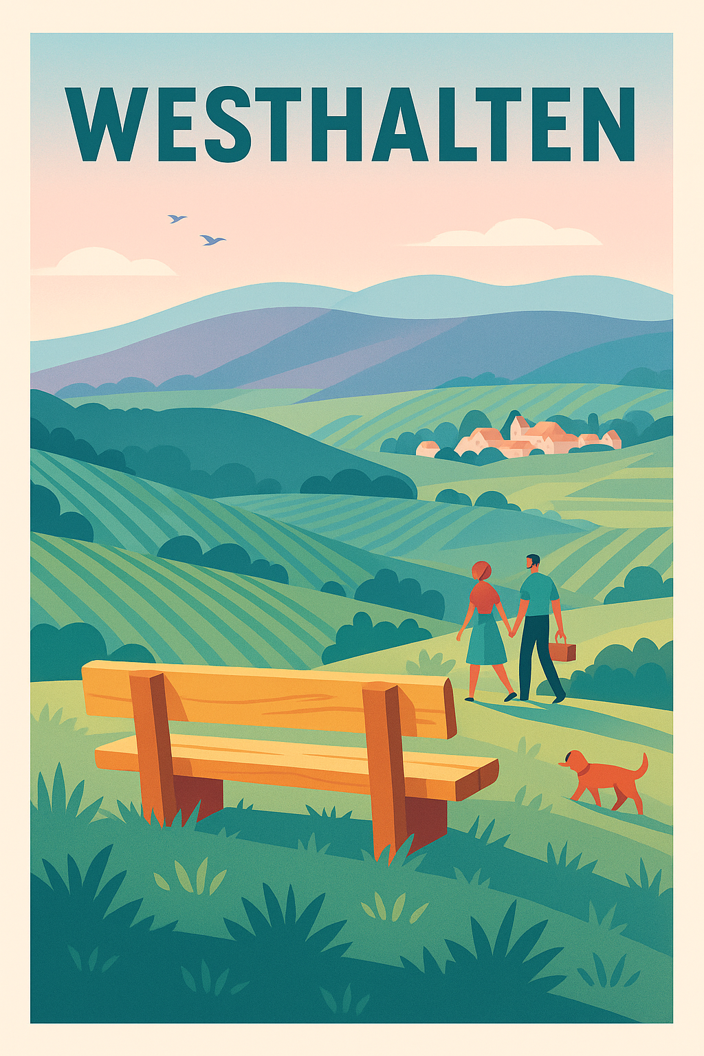 Affiche de Westhalten - Évasion bucolique au cœur des vignobles