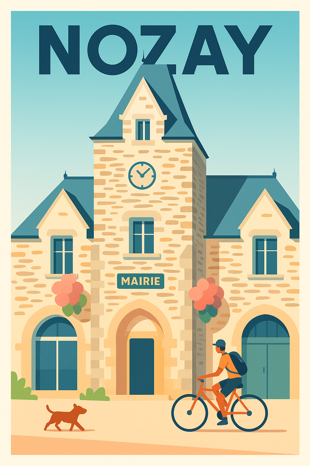 Affiche de Nozay - Charme et calme au cœur de la mairie