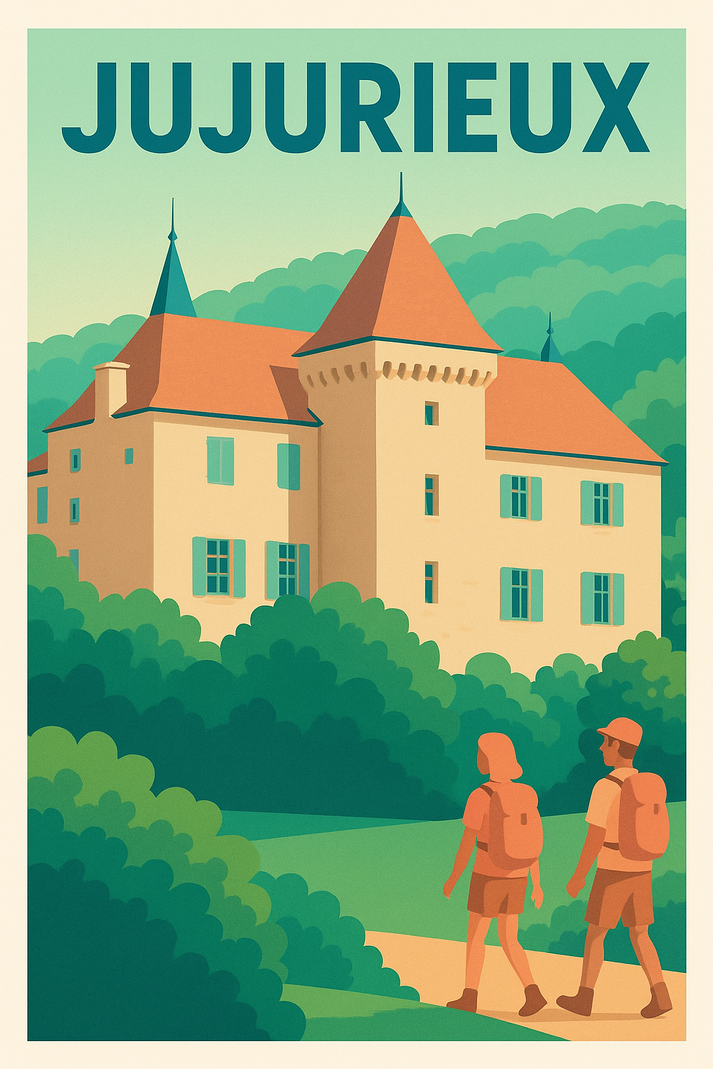 Affiche de Jujurieux - Escapade au cœur du patrimoine et de la nature