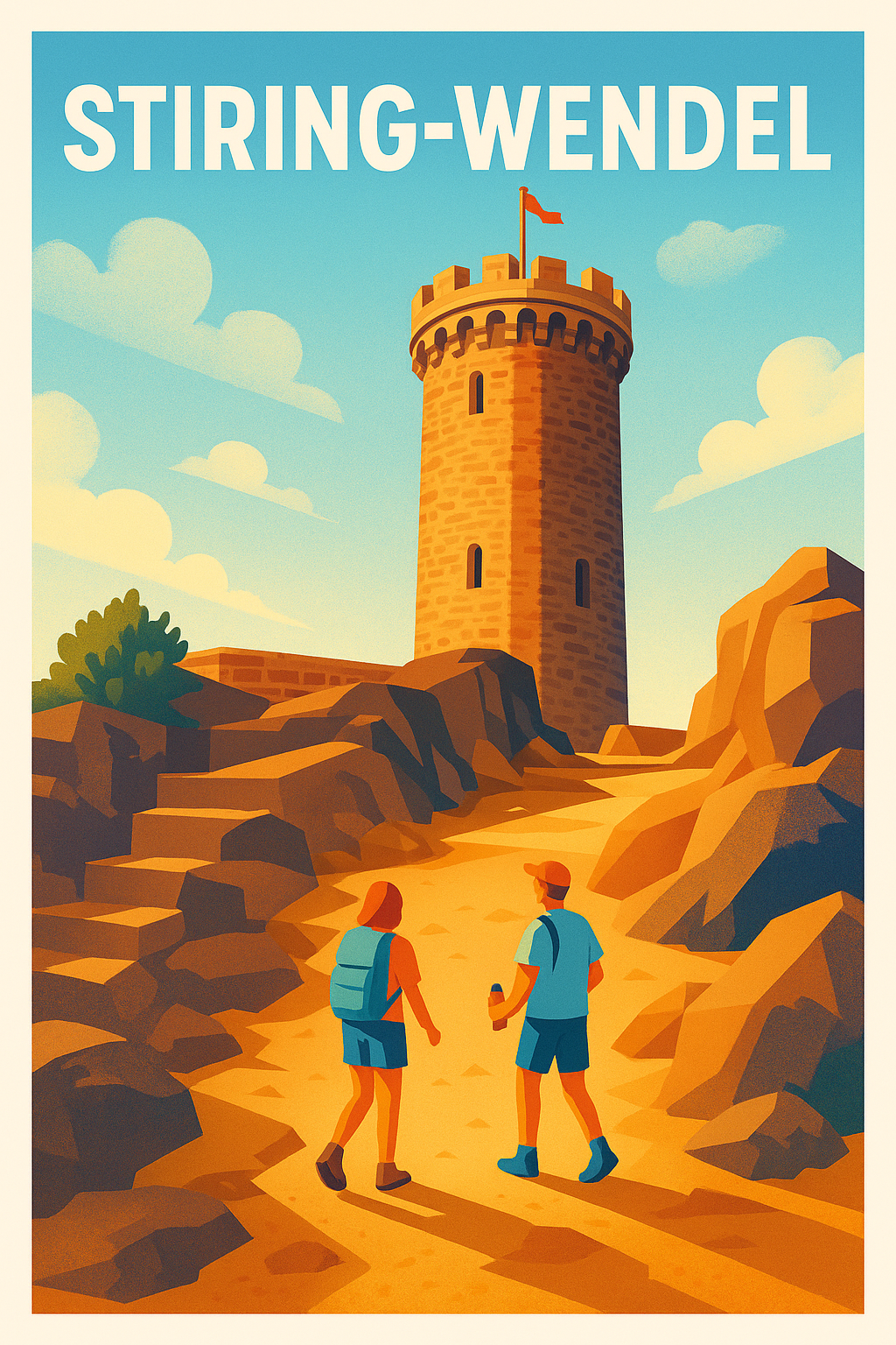 Affiche de Stiring-Wendel - Escapade au sommet de la tour