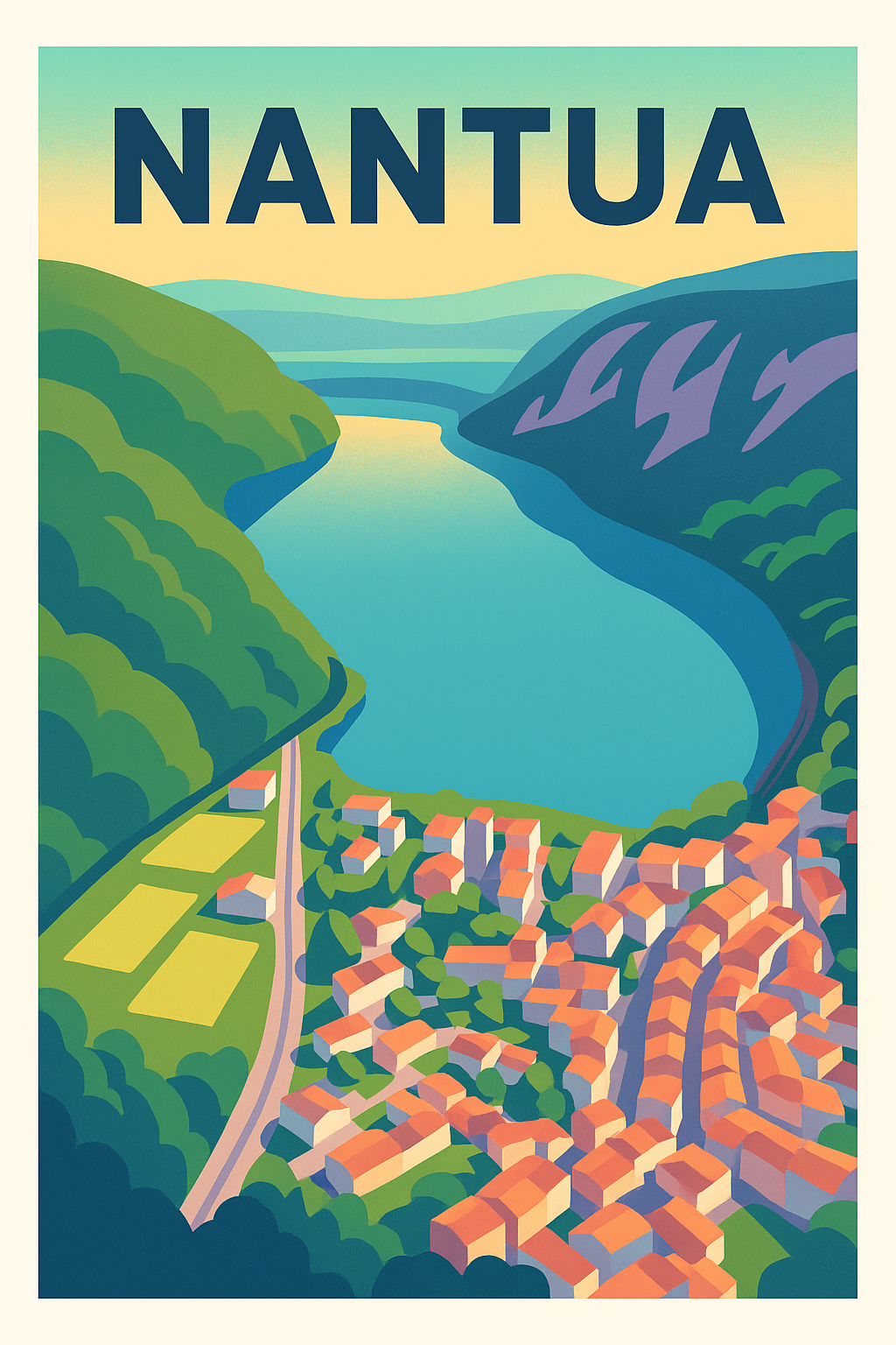Affiche de Nantua - L'évasion nature entre lac et montagnes