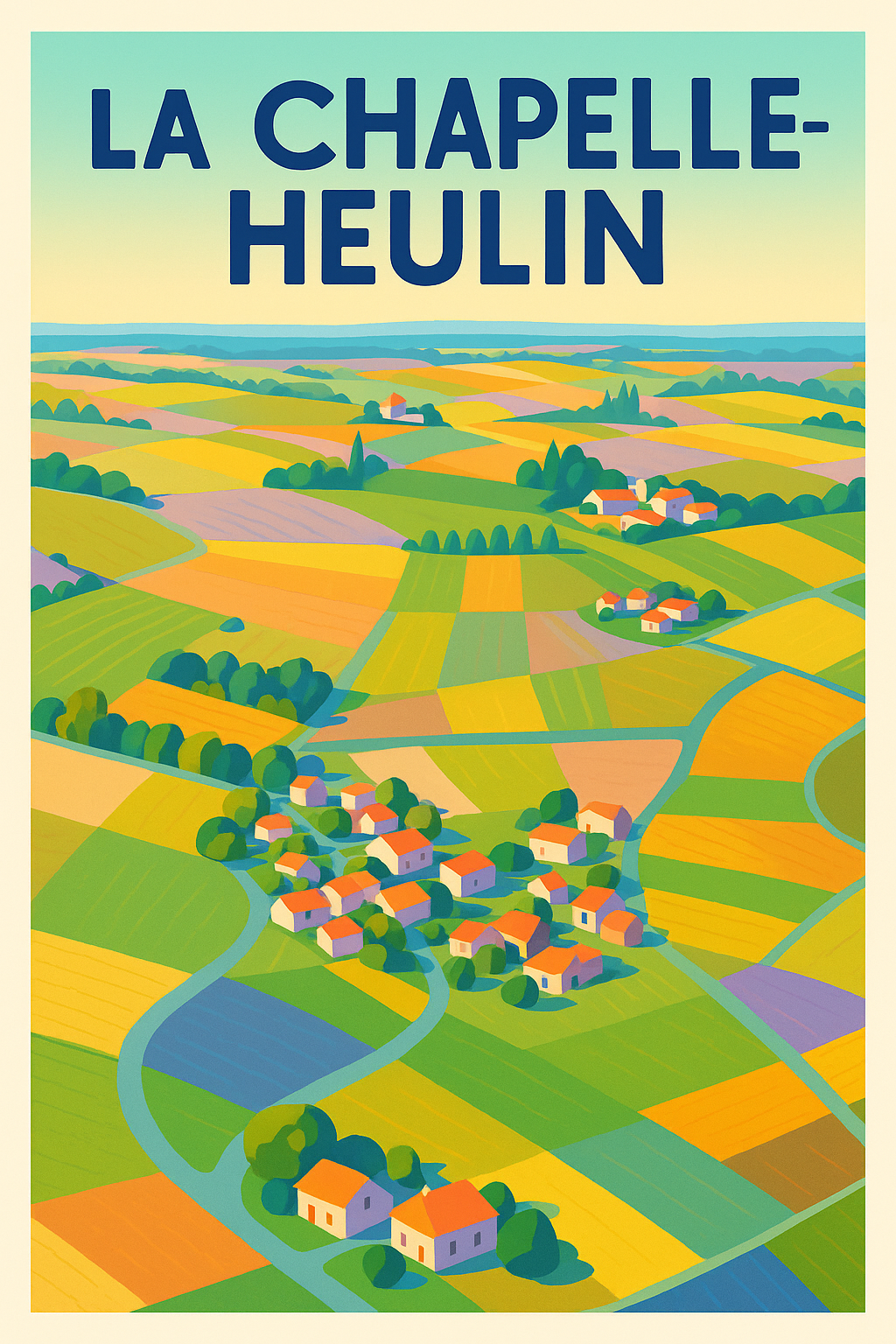 Affiche de La Chapelle-Heulin - L'éclat champêtre du vignoble nantais