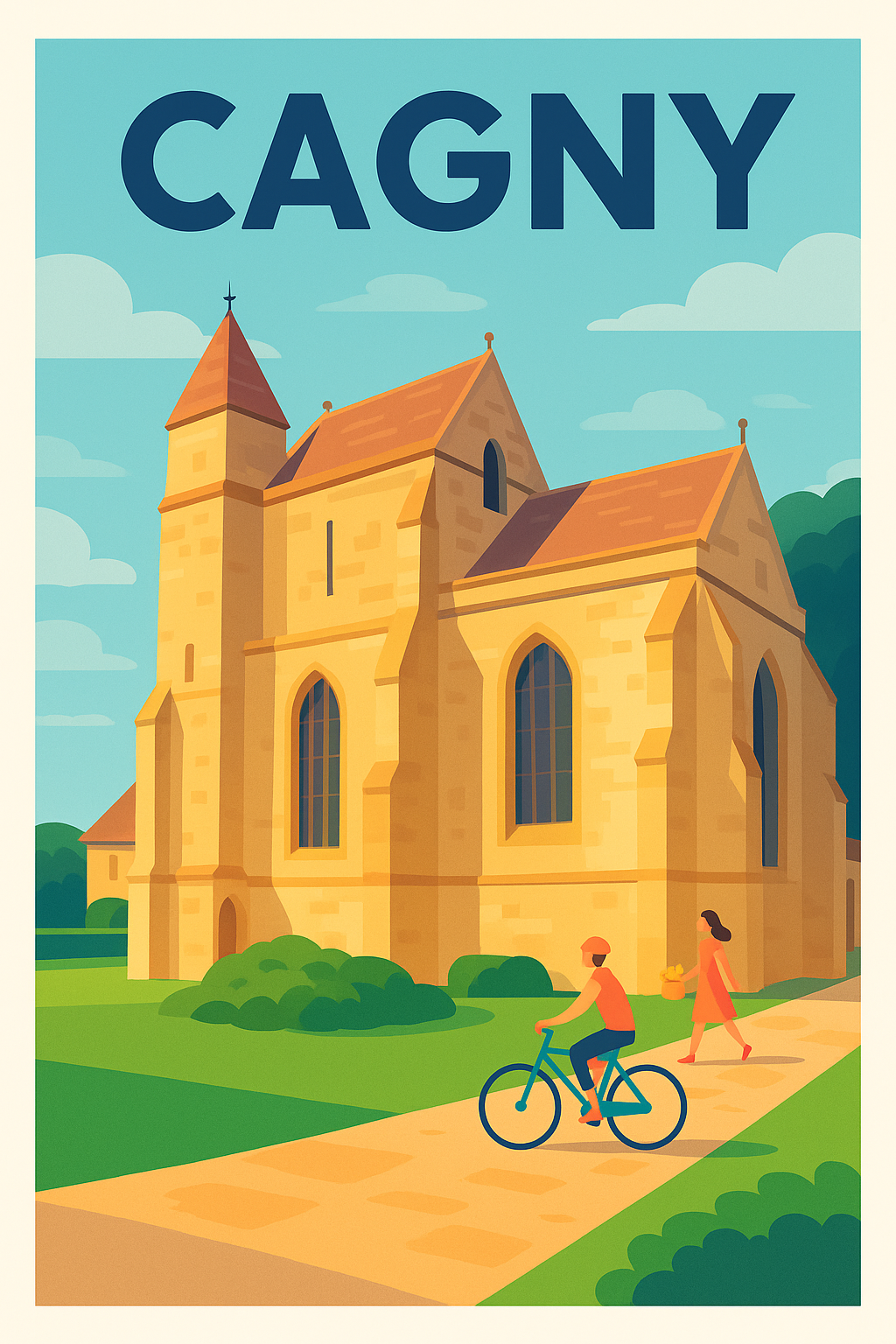 Affiche de Cagny - Charme et sérénité en Normandie