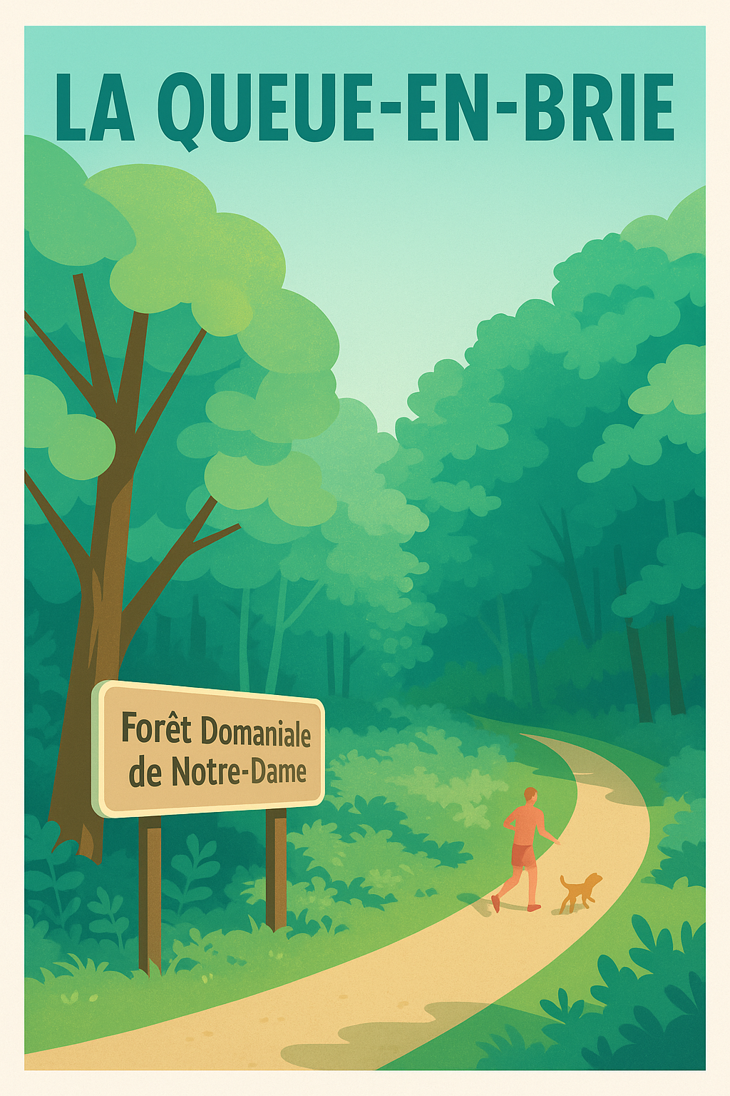 Affiche de La Queue-en-Brie - Immersion nature en forêt domaniale