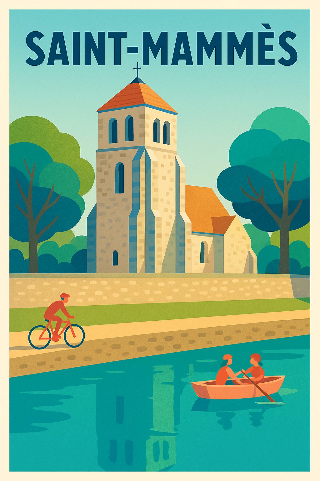 Affiche de Saint-Mammès - Escapade au fil de l'eau