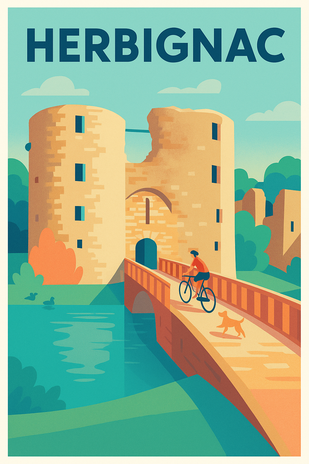 Affiche de Herbignac - L'élégance historique au fil de l'eau