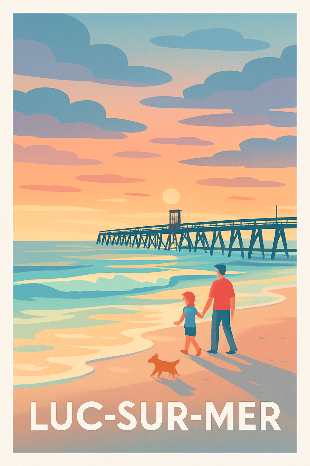 Affiche de Luc-sur-Mer - Douceur et sérénité au bord de l'eau