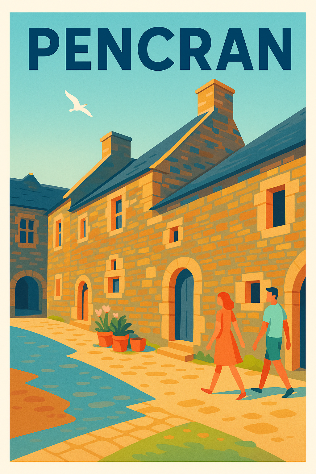 Affiche de Pencran - Charme et douceur d'une balade bretonne