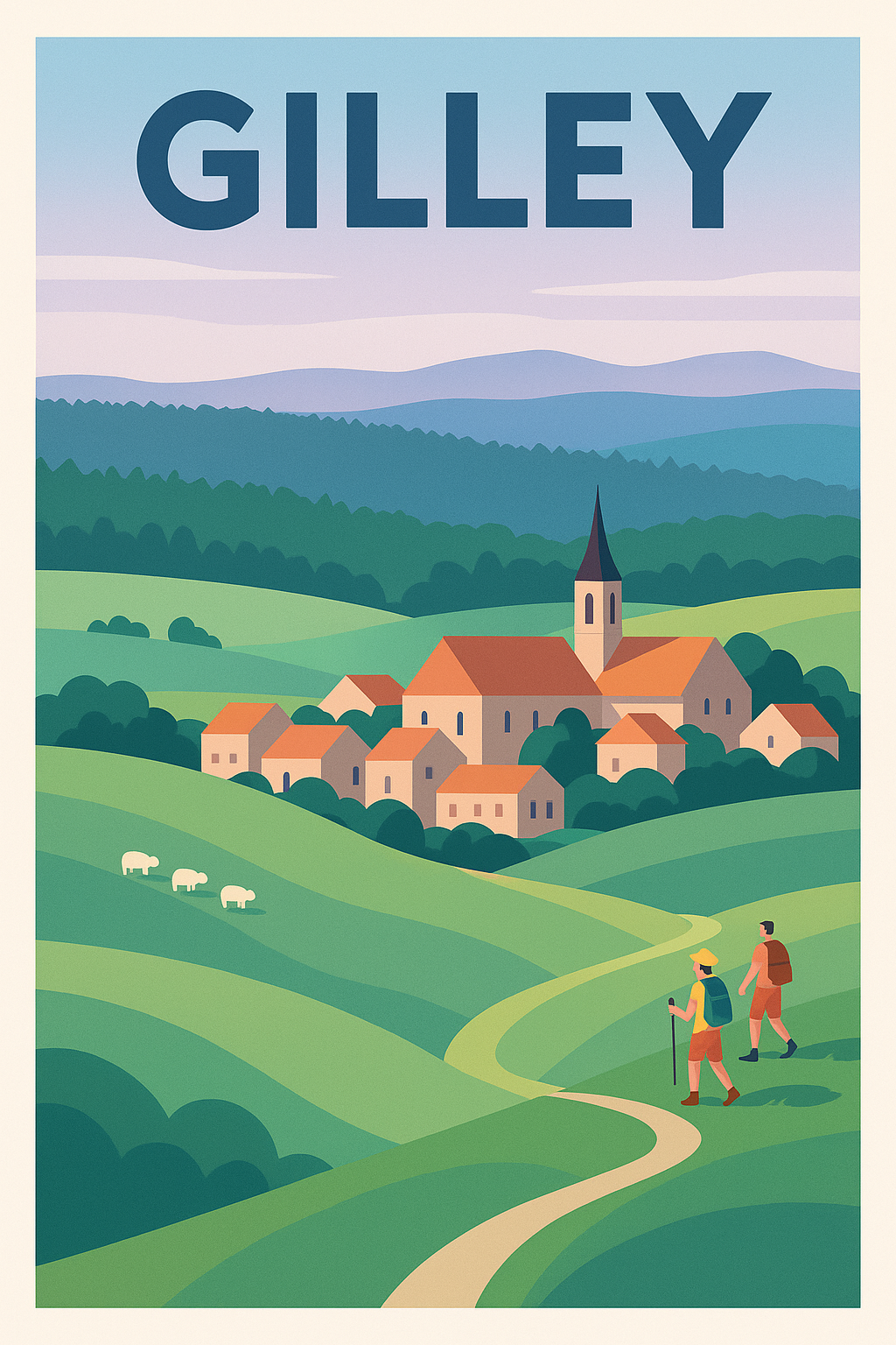 Affiche de Gilley - Escapade bucolique au cœur de la nature
