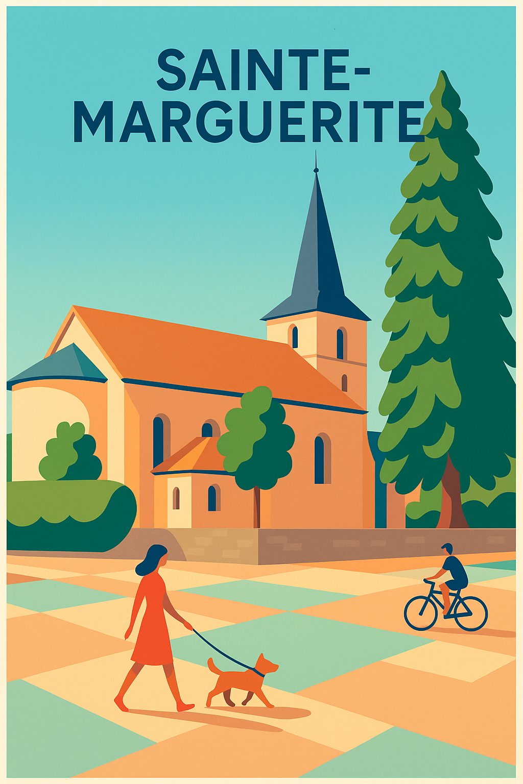 Affiche de Sainte-Marguerite - Charme paisible et authenticité
