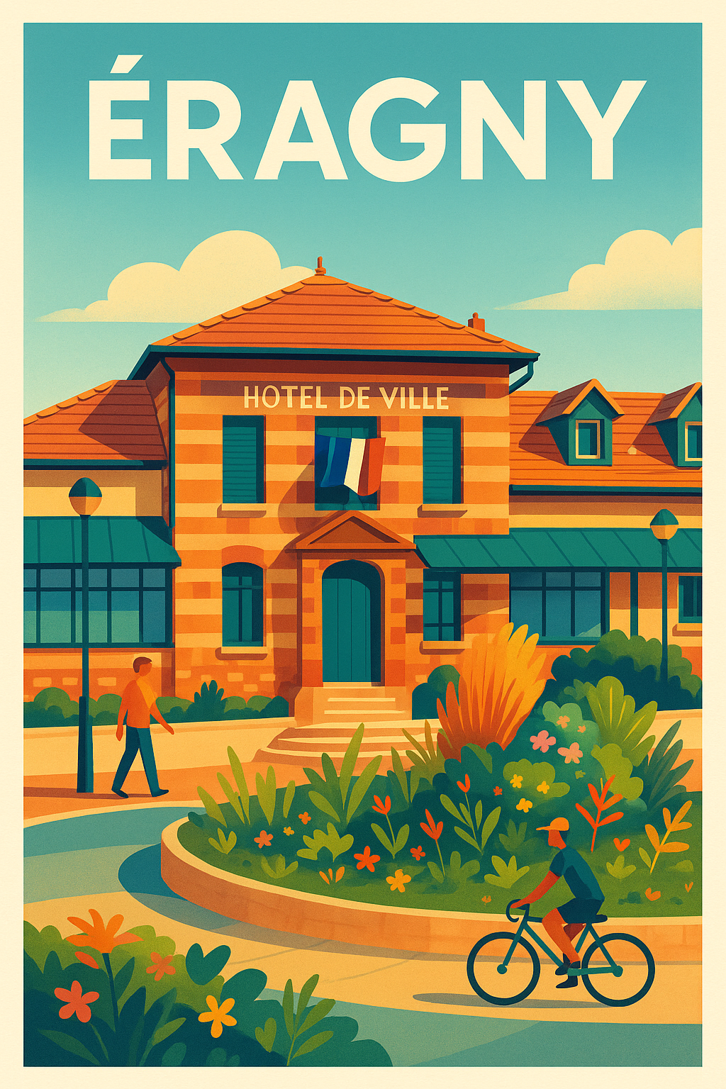 Affiche de Éragny - Charme et sérénité au cœur de la ville