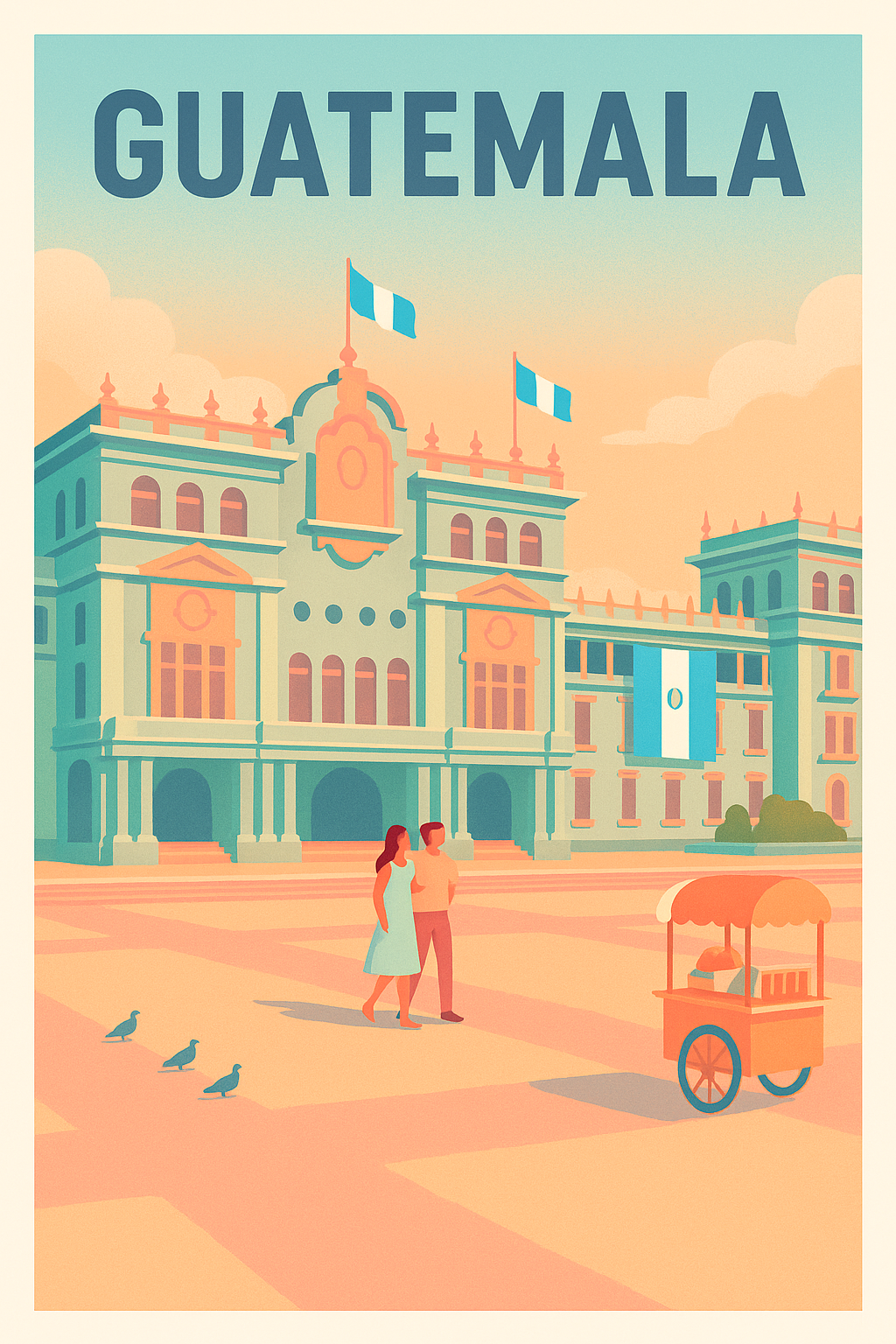 Affiche de Guatemala - Charme et histoire au cœur de la capitale