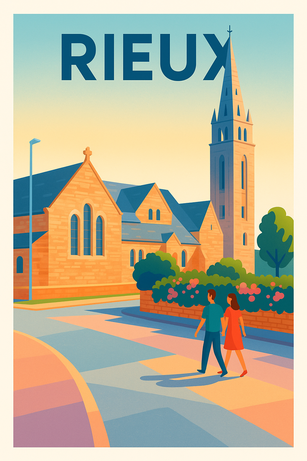 Affiche de Rieux - Promenade paisible au cœur du village