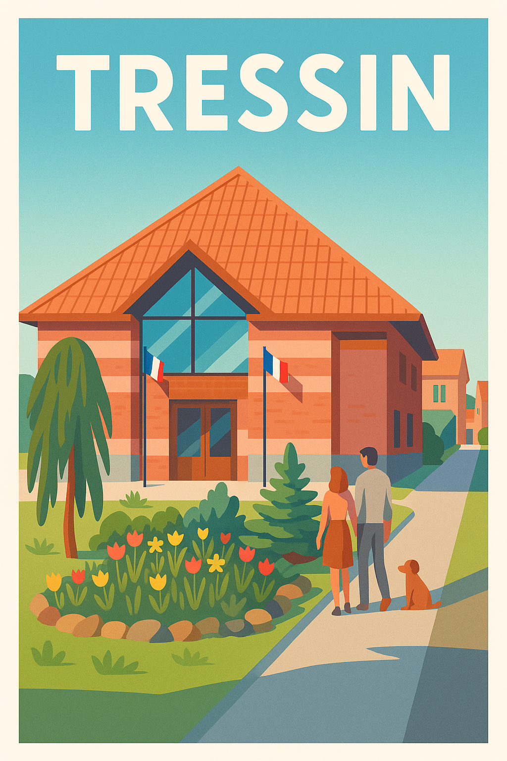 Affiche de Tressin - Charme et sérénité au cœur de la vie locale