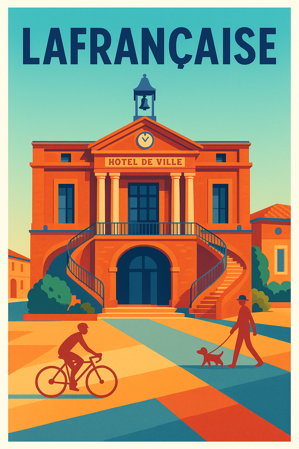 Affiche de Lafrançaise - Charme et sérénité au cœur du village