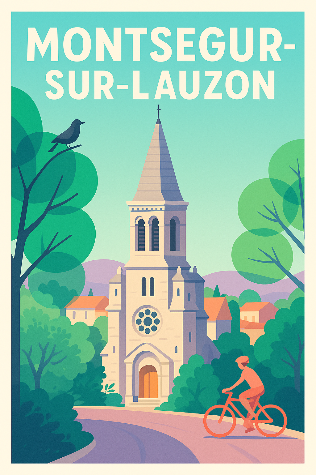 Affiche de Montségur-sur-Lauzon - Charme paisible et patrimoine authentique
