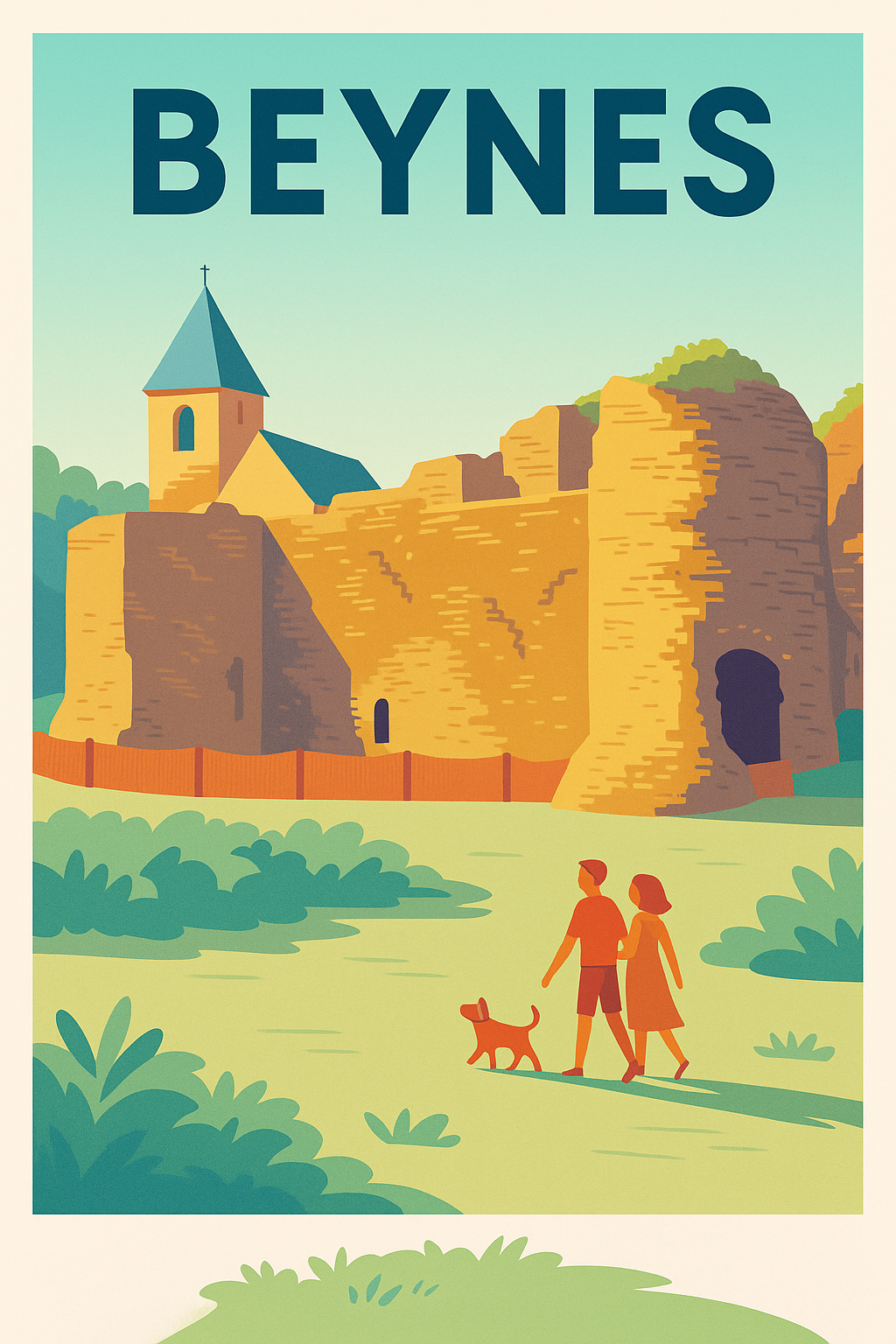 Affiche de Beynes - Flânerie au cœur des ruines historiques