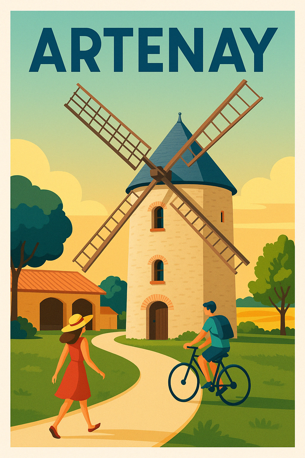 Artenay - Charme champêtre et moulin authentique