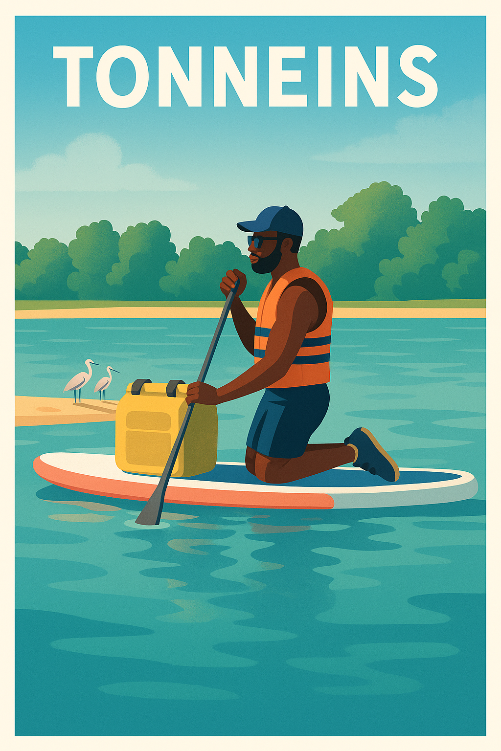 Affiche de Tonneins - L'évasion aquatique au fil de l'eau
